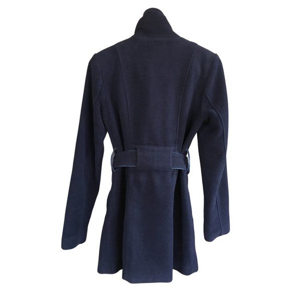🌸4/$20🌸  Lady Dutch Navy Double-Breasted Wool Blend Peacoat - Picture 5 of 16